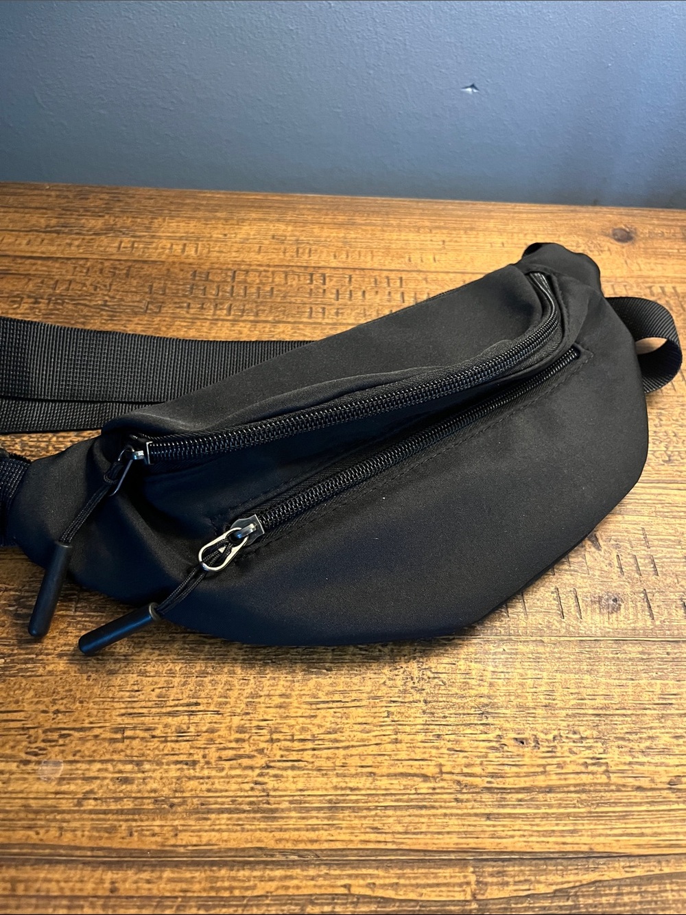 Everyday Black Crossbody Belt Bag - Minimalist Carry